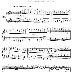 Czerny 30 New Studies 24 钢琴谱 Czerny