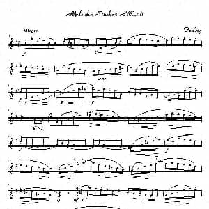 萨克斯谱 | 四十八首旋律练习曲之六