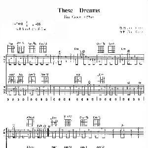 These Dreams 吉他谱 Jim Croce