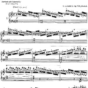 40首车尔尼Op.299钢琴快速练习曲 钢琴谱 车尔尼