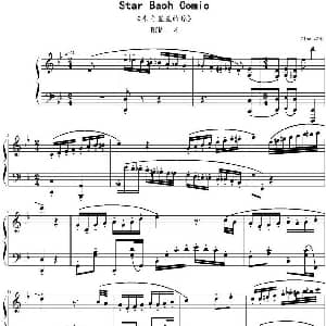 Star Bach Comic 钢琴谱 Zinc编制