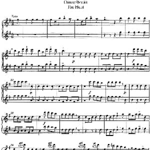 长笛曲谱 | 博埭特长笛二重奏 The Hunt Bordet 博埭特