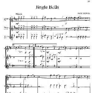 萨克斯谱 | 铃儿响叮当 三重奏