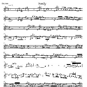 萨克斯谱 | Dave Koz Emily 戴夫 考兹 艾米丽