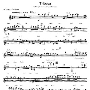 萨克斯谱 | Tribeca