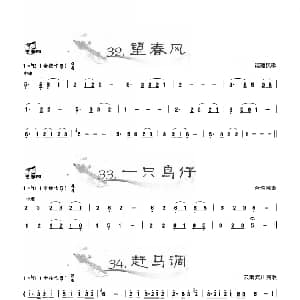 葫芦丝谱 | 葫芦丝曲精选 望春风 一只鸟仔 赶马调 王甲坤 王甲华编著