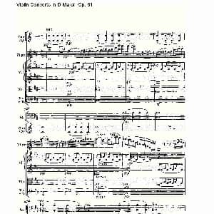 小提琴谱 | D大调小提琴协奏曲 Op.61第一乐章 二