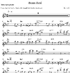 萨克斯谱 | Bossa Real 次中音萨克斯