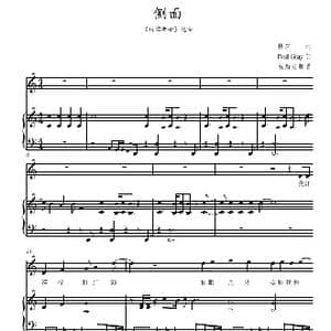 侧面_歌谱投稿_词曲:林夕 Paul Gray