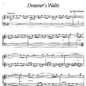 Dreamer's Waltz 钢琴谱 美 大卫 兰兹 David Lanz