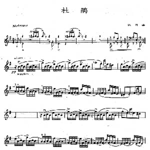 小提琴谱 | 杜鹃 达肯