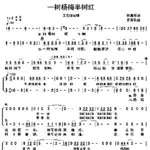 一树杨梅半树红_歌谱投稿_词曲:陈昌环 罗奕欢