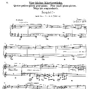 5 Klavierstücke S.192 钢琴谱 弗兰茨 李斯特