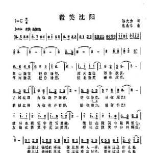 微笑沈阳_民歌简谱_词曲:邬大为 陈涤非