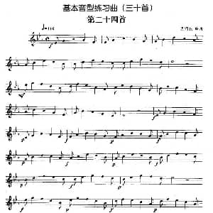 基本音型练习曲第二十四首 娄润良
