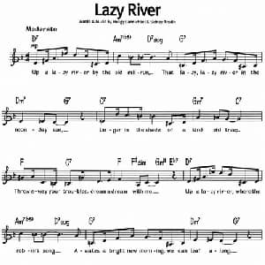 蓝调音乐:Lazy River_外国歌谱