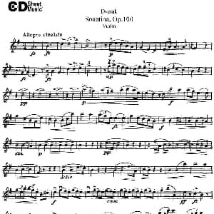 小提琴谱 | Violin Sonatina Op.100