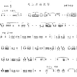 笛子谱 | 毛主席的光辉 涂青华编曲版 涂青华编曲