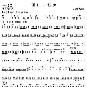 葫芦丝谱 | 丽江古城美