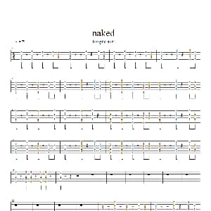 naked 吉他谱 Avril Lavigne
