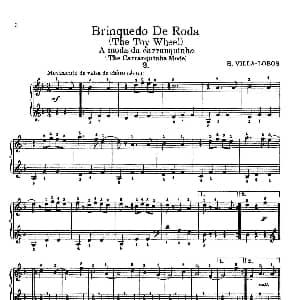 Brinquedo de Roda 钢琴谱 海托尔 维拉 罗勃斯