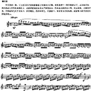 长笛曲谱 | 长笛练习曲100课之第83课 中等程度练习曲