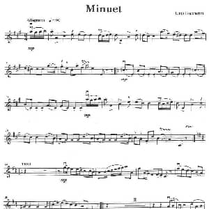 小提琴谱 | MINUET 小步舞曲