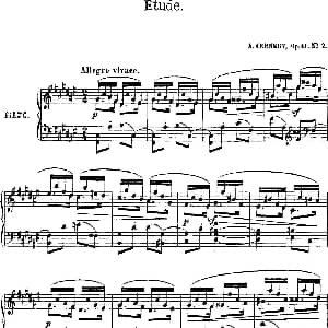Quatre Etudes Op.41 Op.2 钢琴谱 安东 斯捷潘诺维奇 阿连斯基