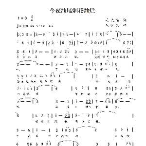 今夜汕尾烟花灿烂_歌谱投稿_词曲:吴大集 刘新民