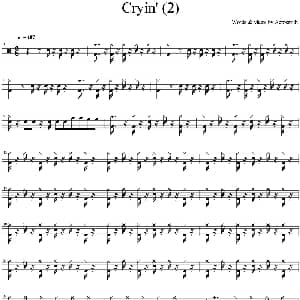 Aerosmith Cryin 爵士鼓谱