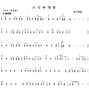 二胡谱 | 走过咖啡屋