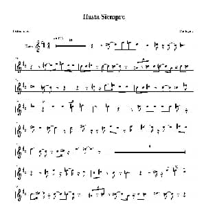 萨克斯谱 | Hasta siempre 又名 Che Guevara 切 格瓦拉 次中音萨克斯