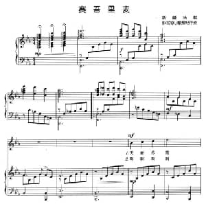 赛吾里麦_美声唱法乐谱