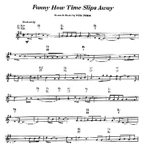 萨克斯谱 | Funny How Time Slips Away