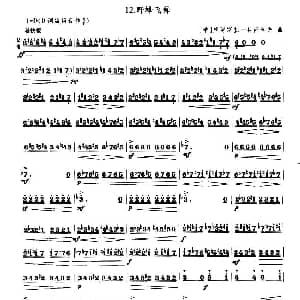 笛子谱 | 野蜂飞舞