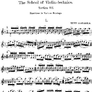 小提琴谱 | 史拉迪克小提琴技术练习 第3册 Ⅰ