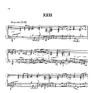 24 Preludes Op.53 钢琴谱 尼古拉 凯帕斯汀