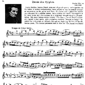 小提琴谱 | DANSE DES SYLPHES 死亡之舞 BERLIOZ 柏辽兹