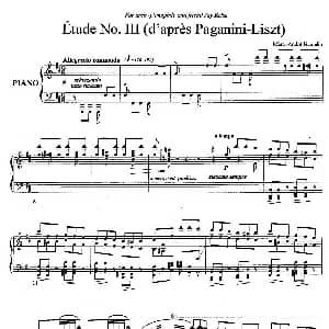 Etude No. 3 钢琴谱 马克 安德鲁 哈默林