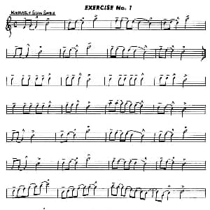 萨克斯谱 | Basic Jazz Conception for saxophone EXERCISE No.1 Lennie Niehaus