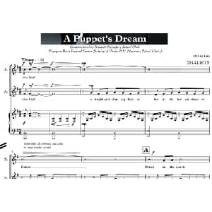 A Puppet's Dream合唱谱_外国歌谱