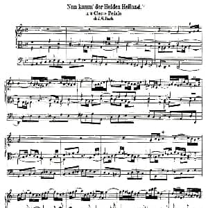 18首赞美诗前奏曲之九 钢琴谱 约翰 塞巴斯提安 巴赫