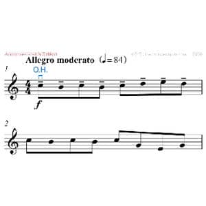 沃尔法特练习曲No.1_歌曲简谱_词曲: 沃尔法特