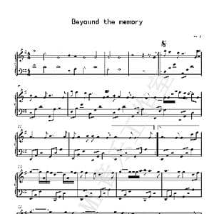 Beyond the Memory July_歌曲简谱_词曲: July