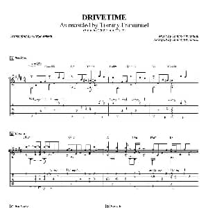 tommy emmanuel drivetime 吉他谱 tommy emmanuel