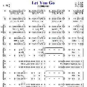 Let You Go_歌谱投稿_词曲:小乔 格非