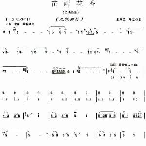 苗雨花香 巴乌谱 王厚臣 马宝玲