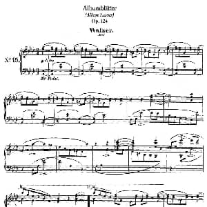 Albumblätter Op.124 钢琴谱 罗伯特 舒曼