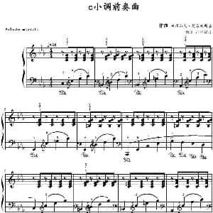 c小调前奏曲 钢琴谱 亚历山大 莫洛夫斯基作曲 山水眩月制谱