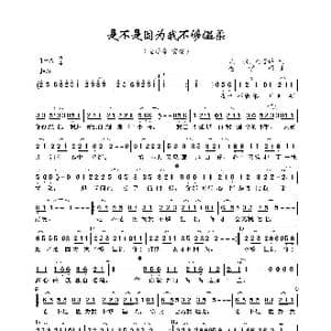 是不是因为我不够温柔_歌曲简谱_词曲:晓枫 金学峰 金学峰